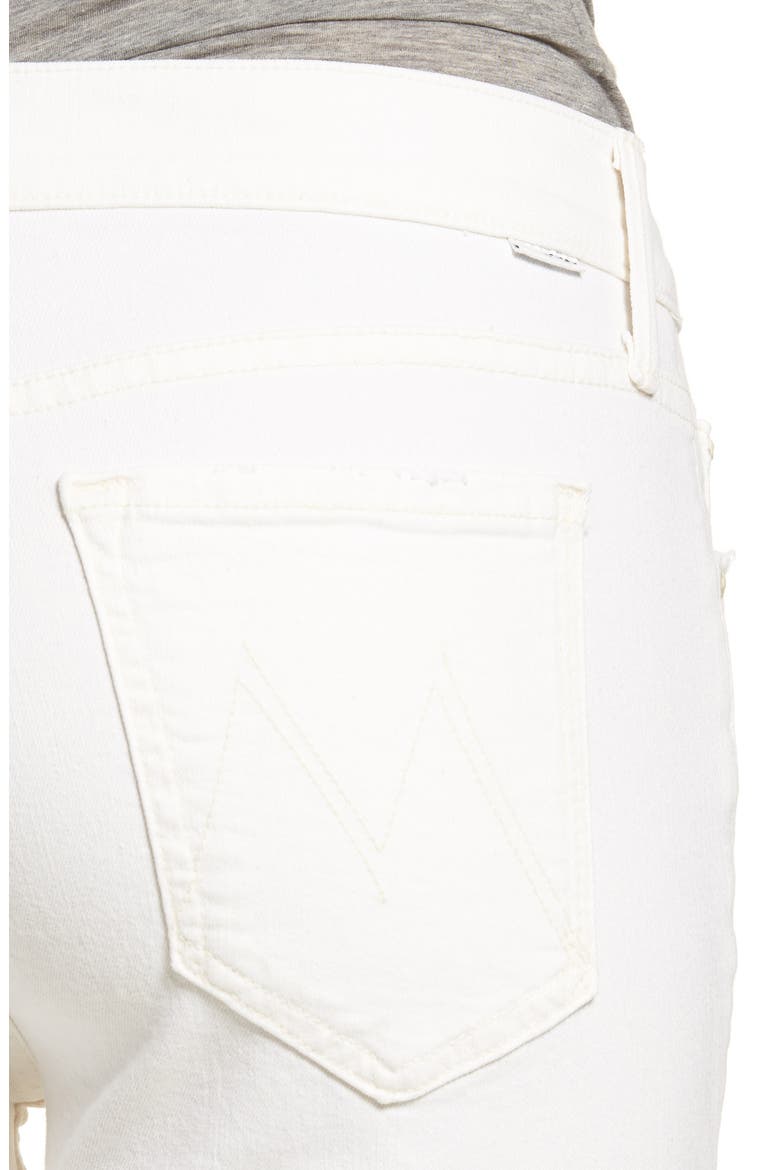 The Dropout Crop Boyfriend Jeans, Alternate, color, WHIPPING THE CREAM