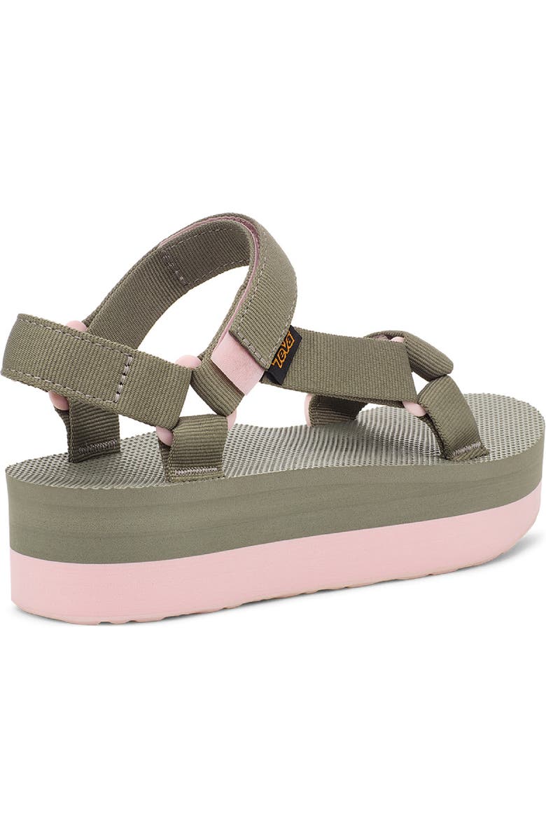 Teva Universal Platform Sandal, Alternate, color, Olive/ Whisper
