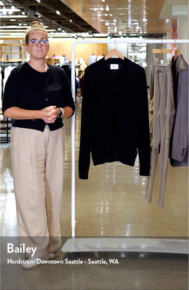 Thor Rib Wool Blend Cardigan, sales video thumbnail