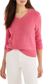 NIC+ZOE Edged Pop Stitch Sweater