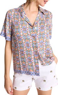 Tommy Bahama Mosaic Cove Camp Shirt