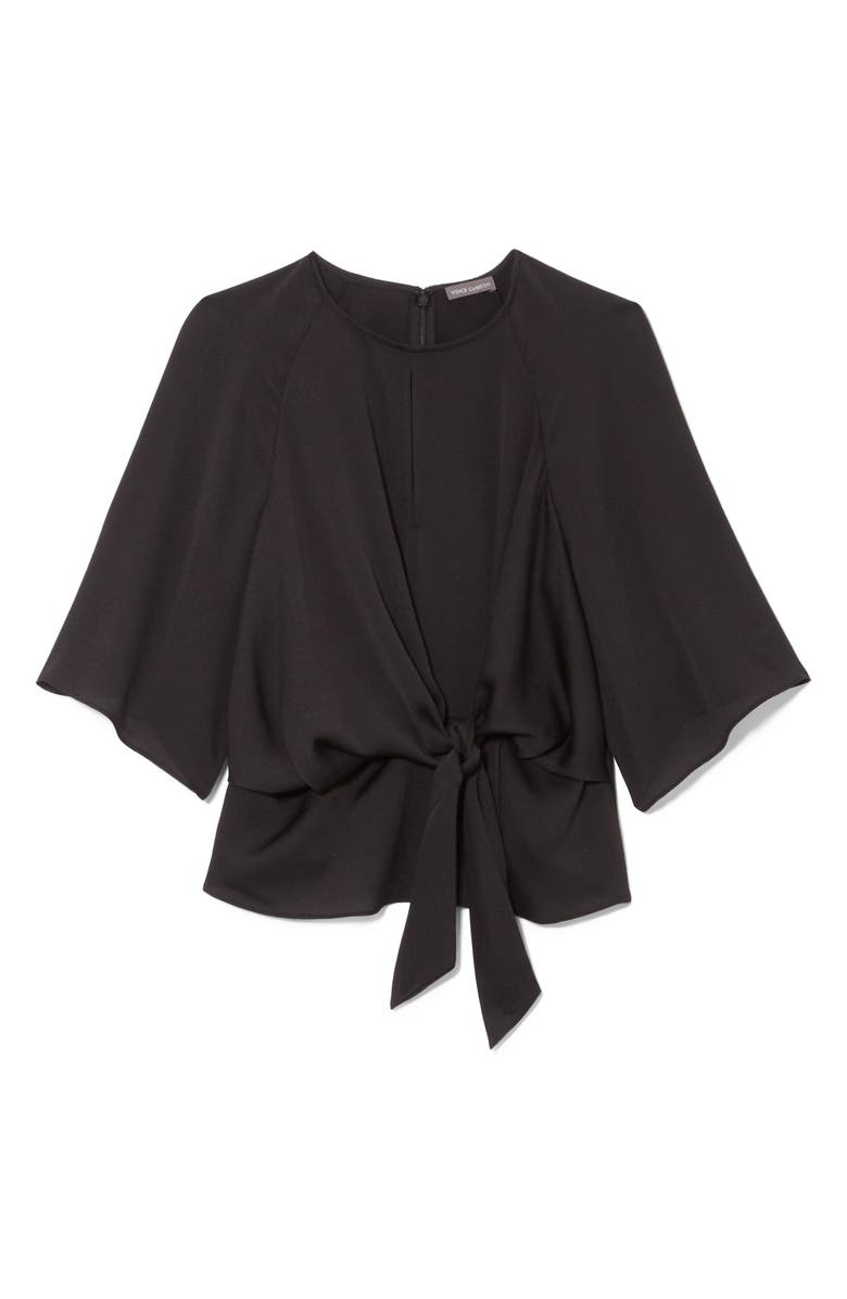 Vince Camuto Tie Front Blouse, Alternate, color, 