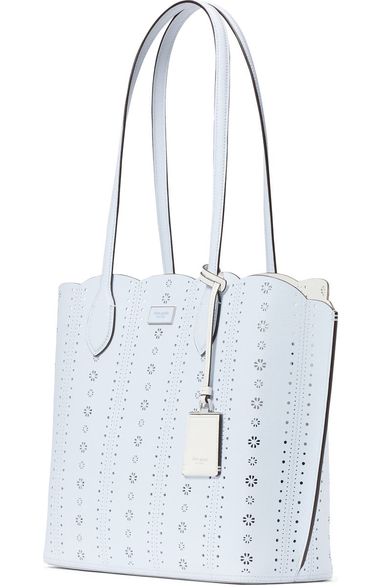 Kate Spade New York large suite pointelle leather tote, Alternate, color,