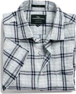 Rodd & Gunn Harwich Plaid Short Sleeve Linen Button-Up Shirt