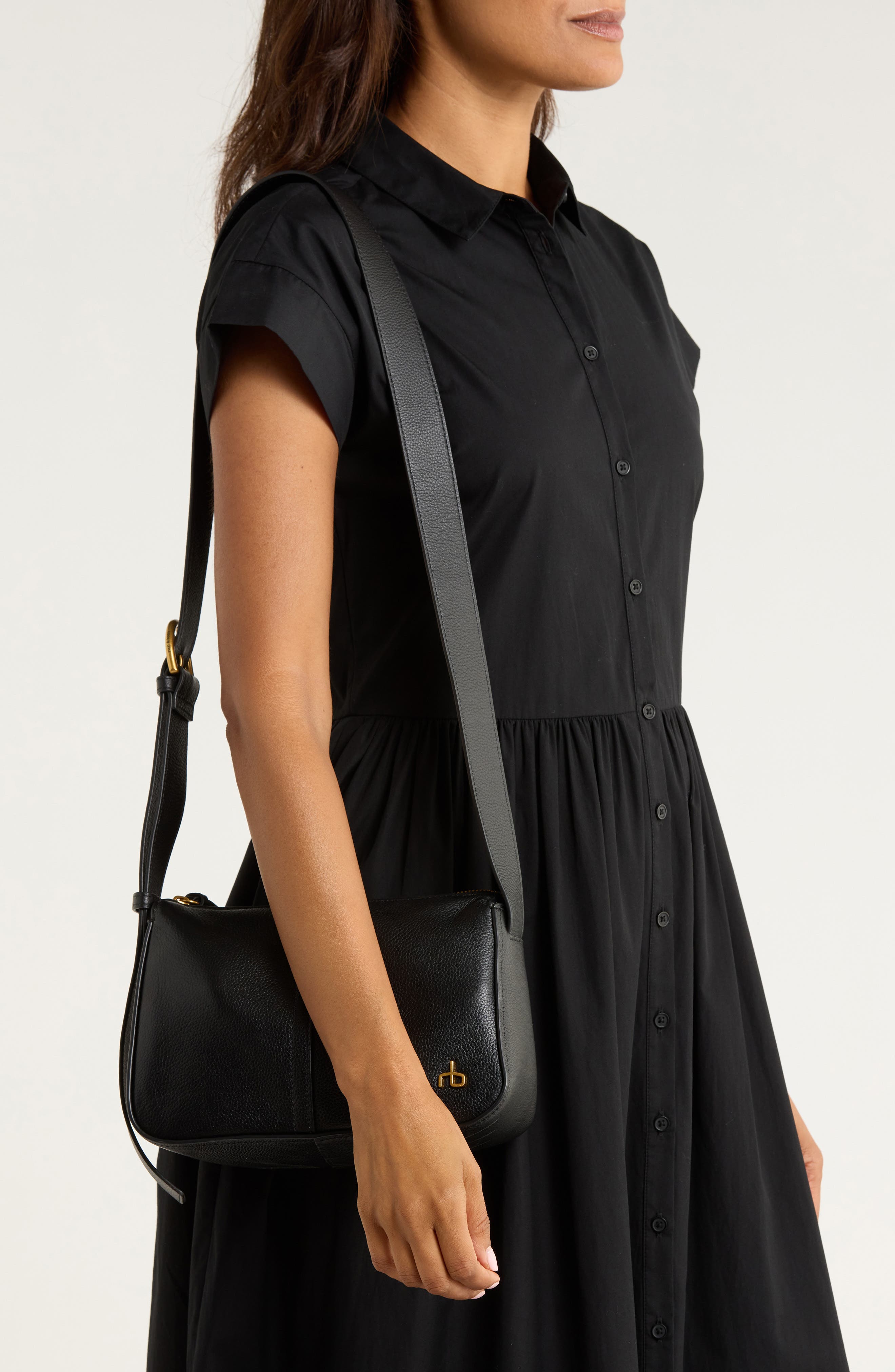 rag & bone Fulton Crossbody Bag, Alternate, color, Black