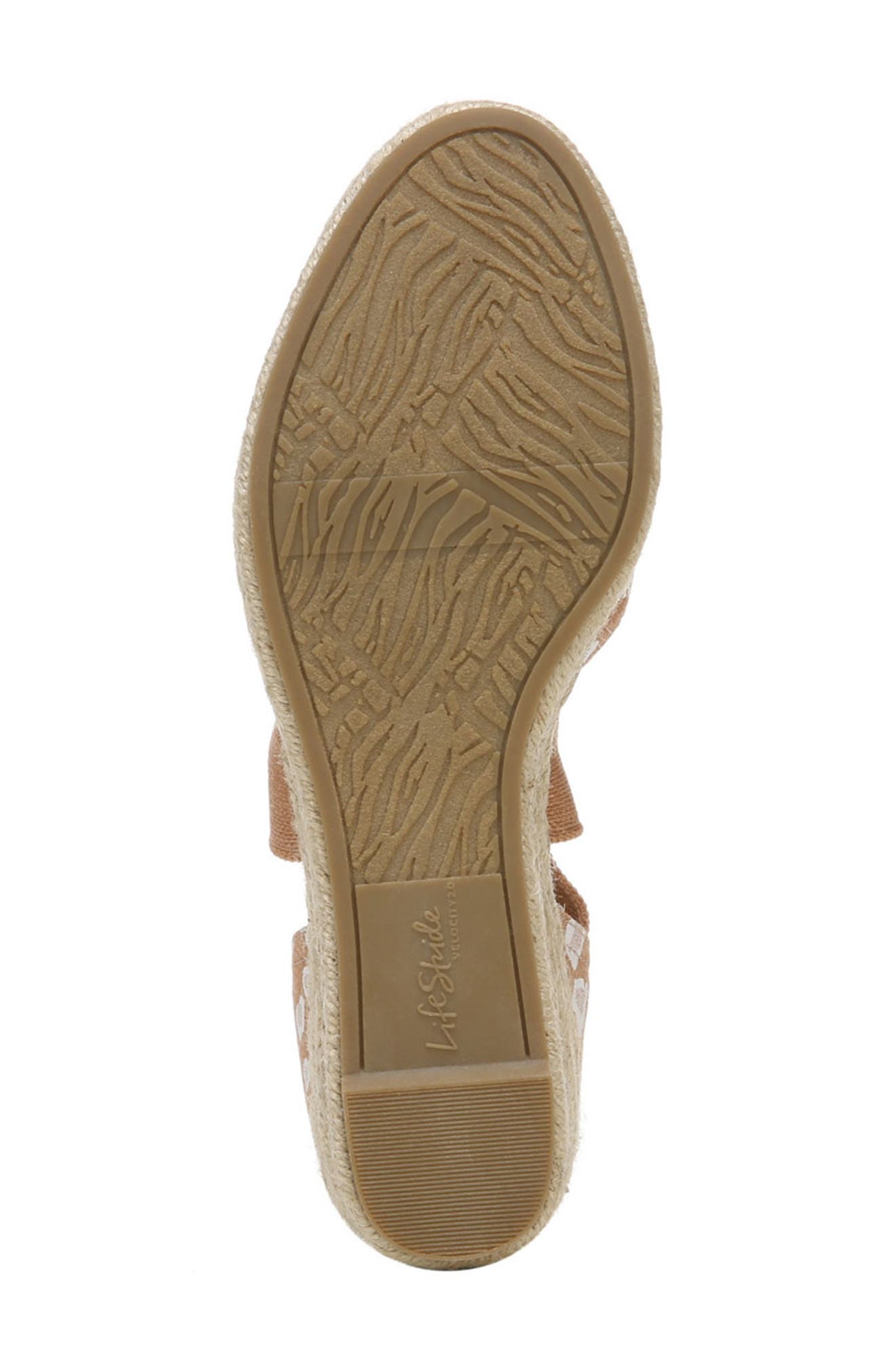 Kascade Wedge Espadrille Sandal - Wide Width Available, Alternate, color, TAN FABRIC