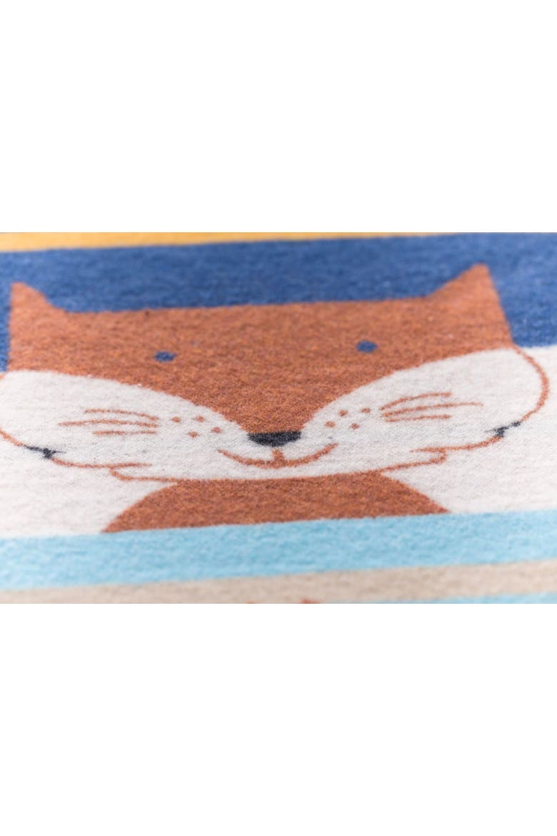 Juwel Fox Stripes Baby Blanket, Alternate, color, Navy