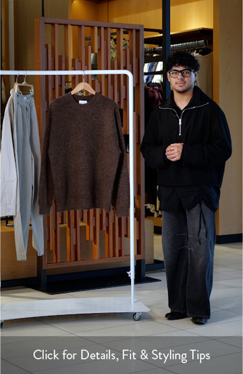 Oversize Crewneck Sweater, sales video thumbnail