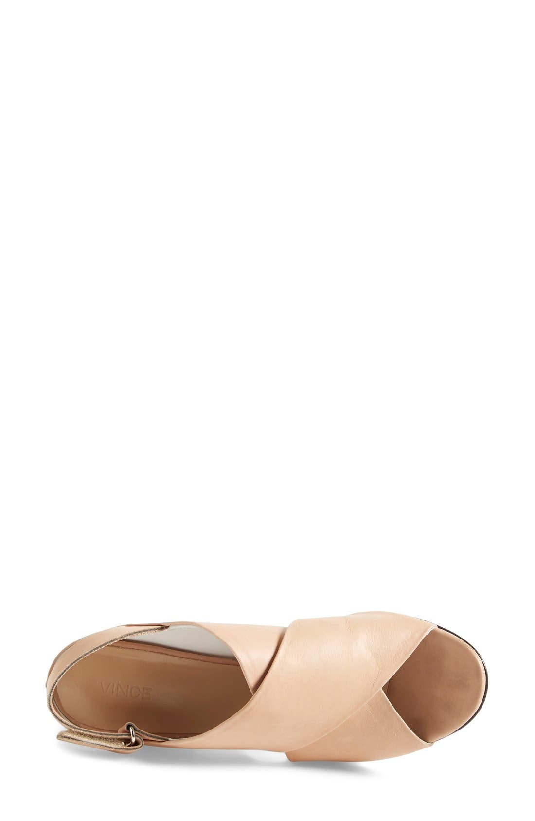 'Faine' Slingback Sandal, Alternate, color, NUDE