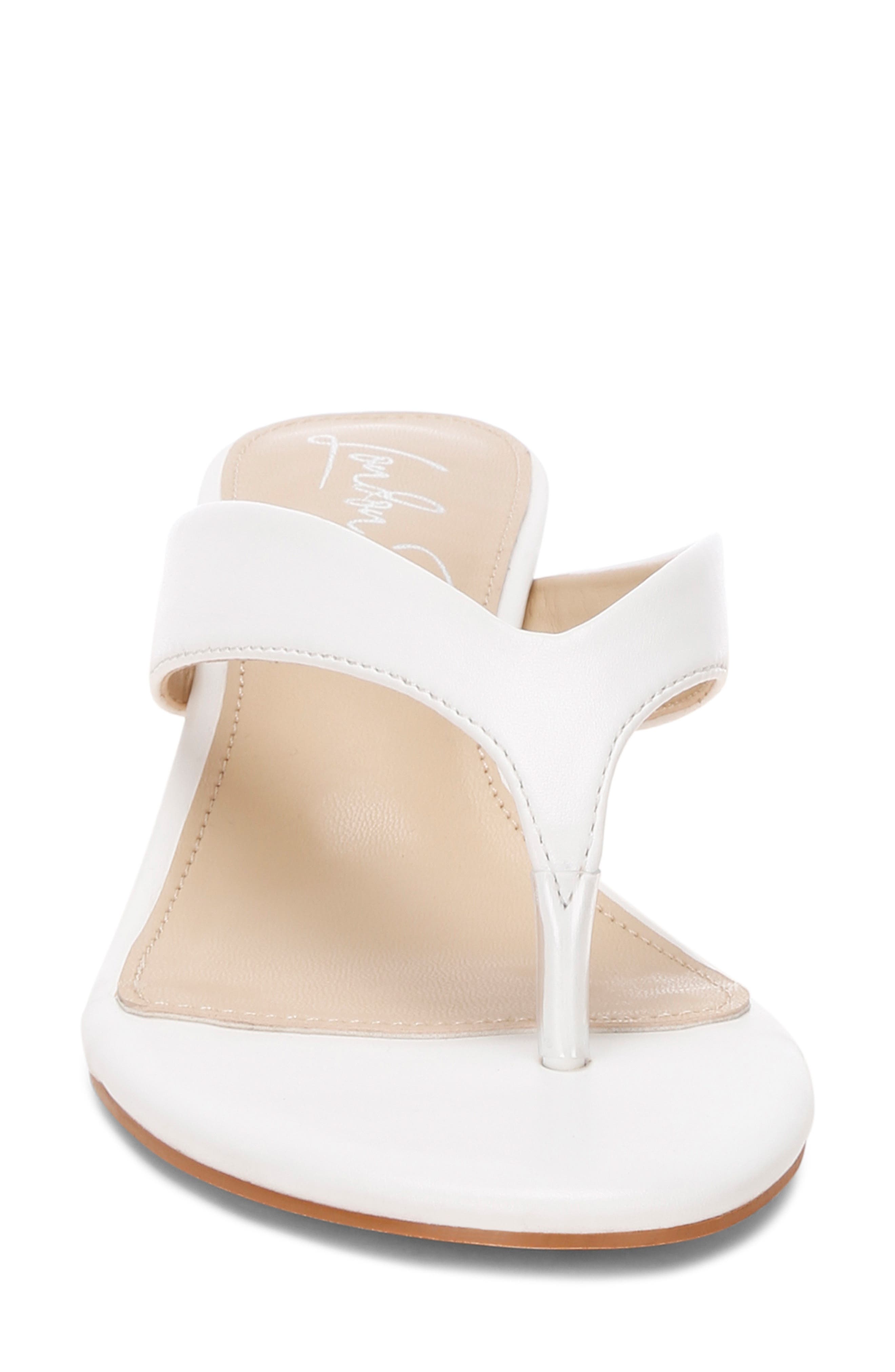 Zabila Wedge Heel Sandal, Alternate, color, WHITE SMOOTH