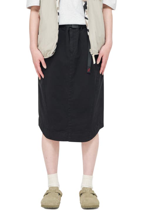 Lili Woven Midi Skirt