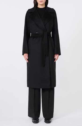 コート Weekend Max Mara RESINA - Wool drap coat MAX MARA WEEKEND COAT RESINA PURE WOOL DRAP Woman Blue