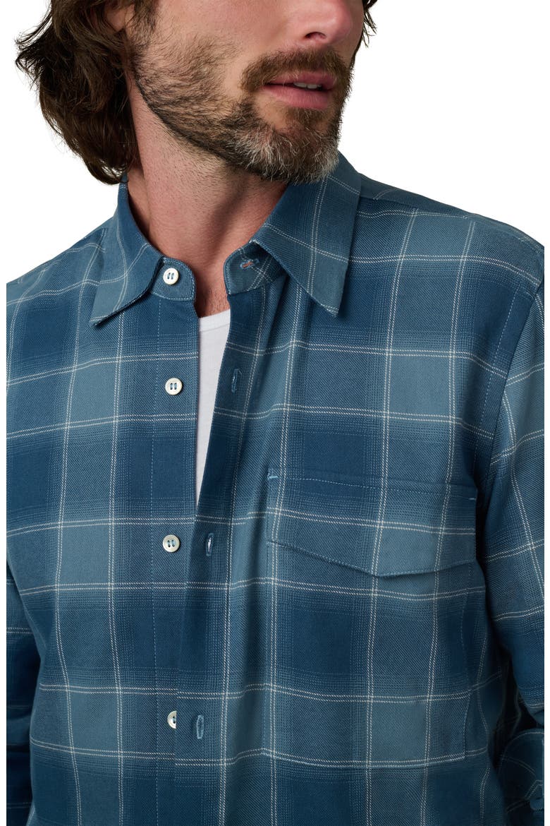 The Reynolds Plaid Button-Up Shirt, Alternate, color, BLUEFIN PLAID