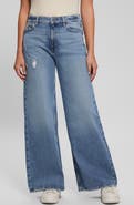 GUESS Bellflower Wide-Leg Jeans