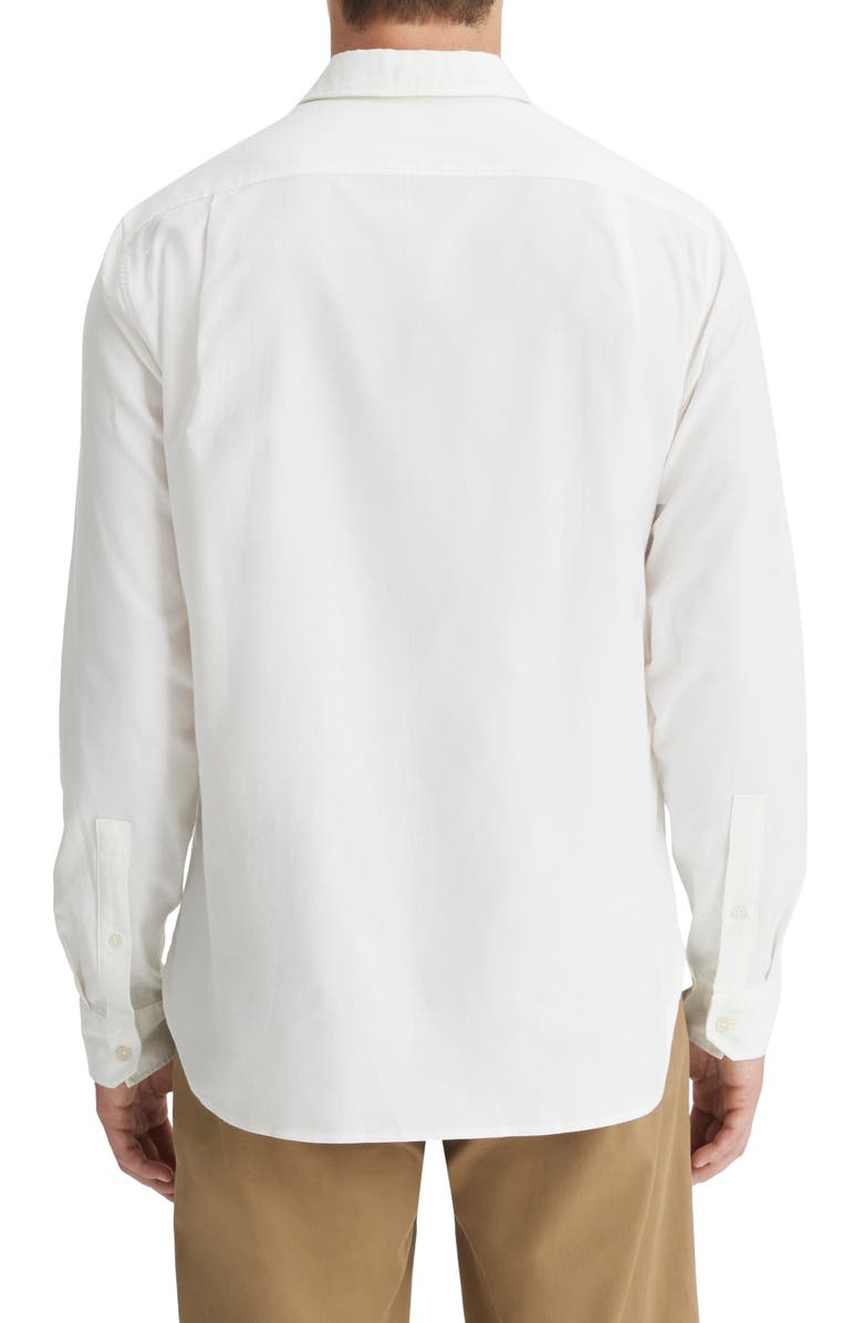 Vince Solid Stretch Button-Up Shirt, Alternate, color,