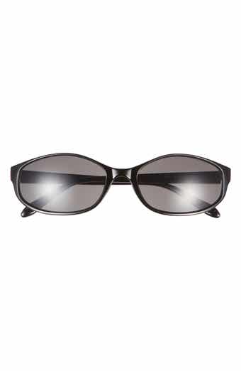 Oval Wrap Sunglasses
