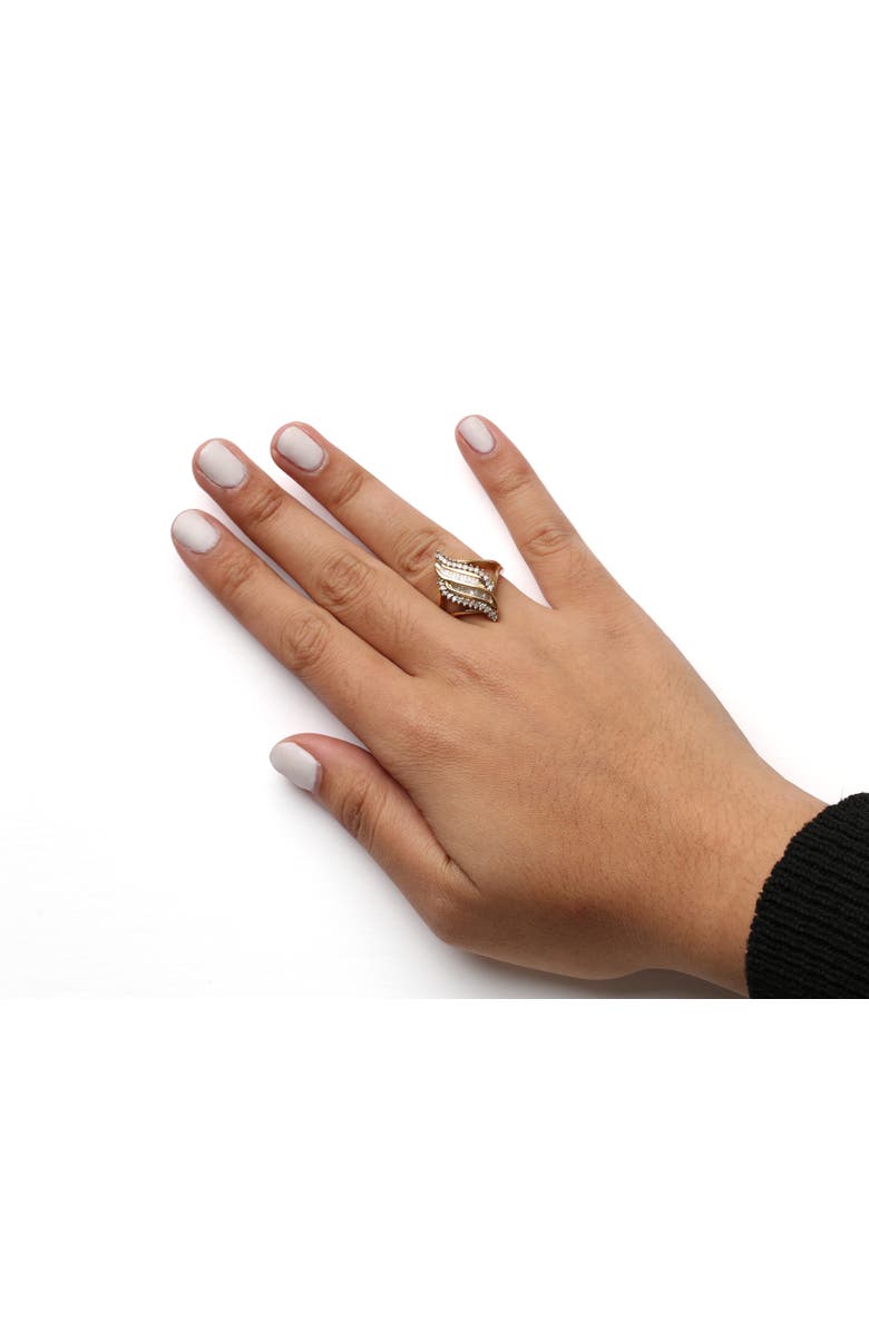 Haus of Brilliance 10K Yellow Gold 1/2 Cttw Diamond Cocktail Ring, Alternate, color, Yellow