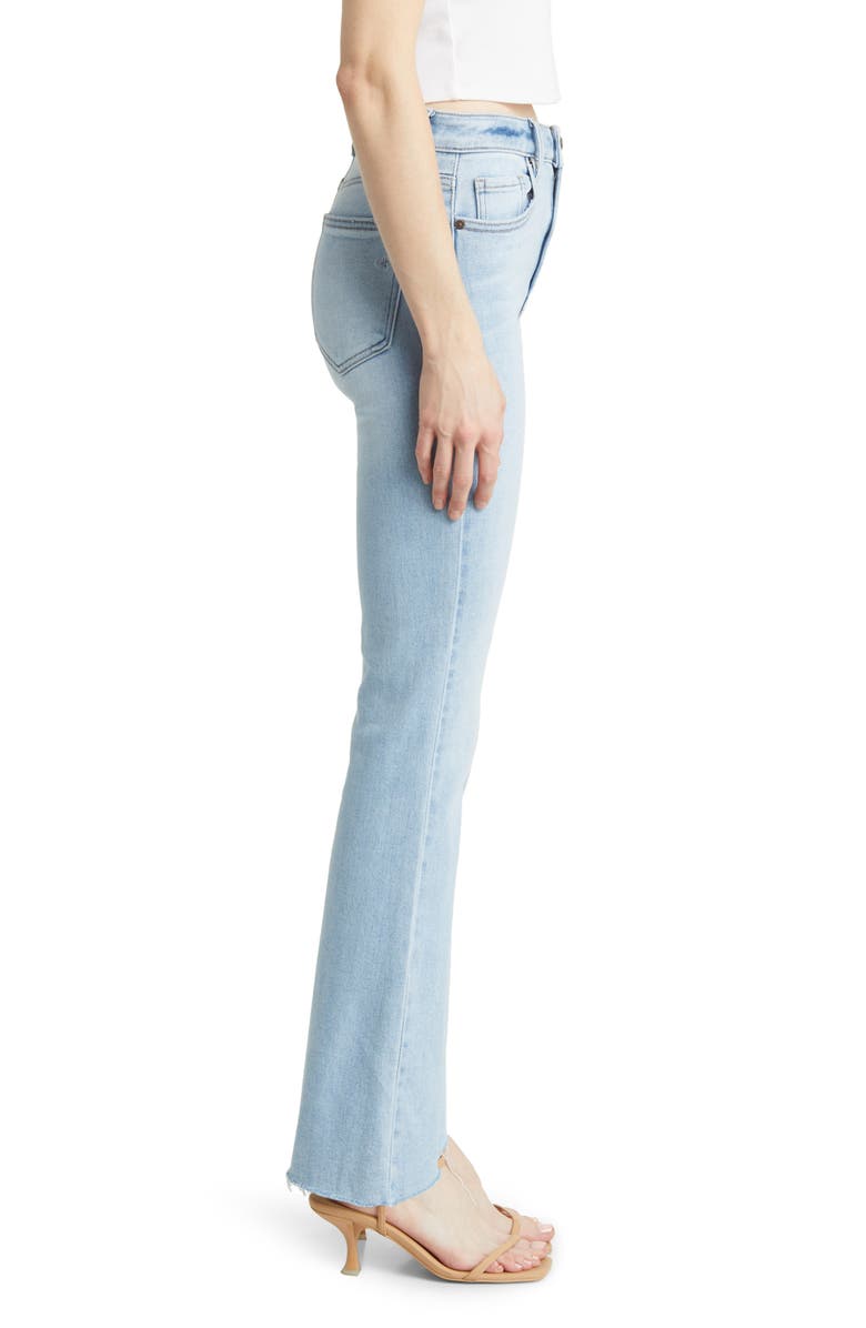 HIDDEN JEANS Raw Hem Bootcut Jeans, Alternate, color, Light Wash