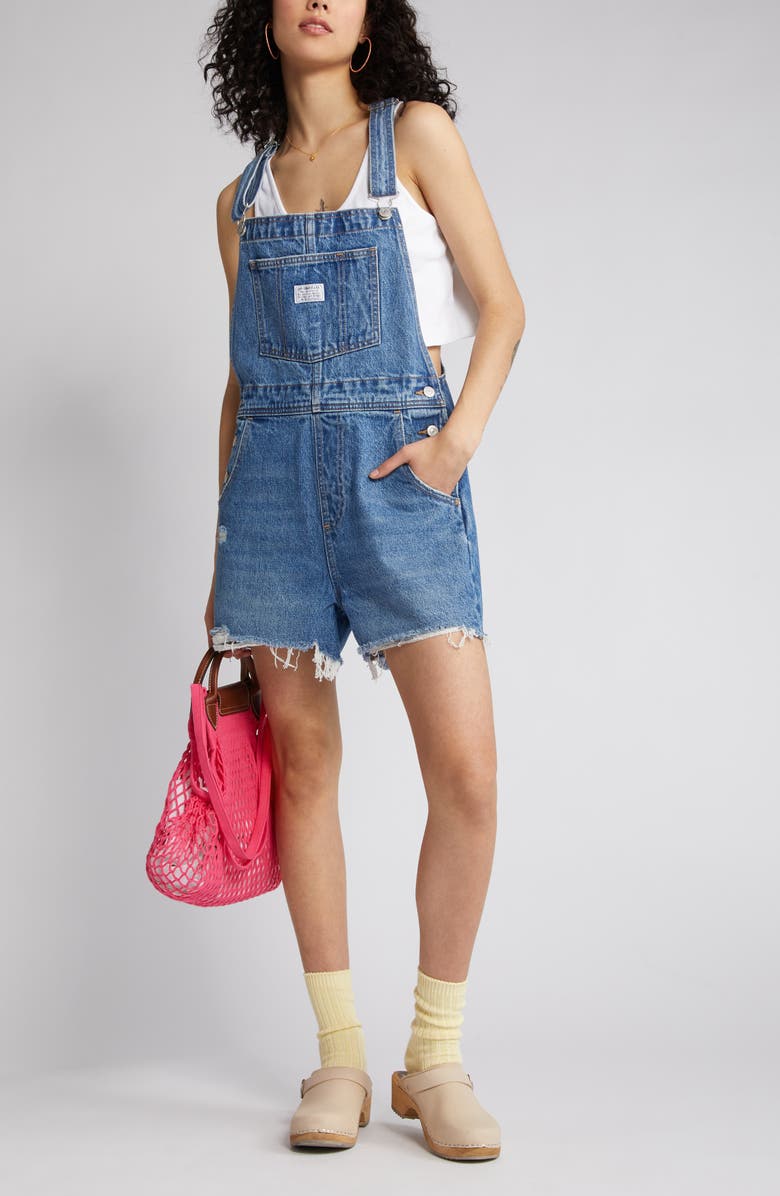 Levi's<sup>®</sup> Denim Overalls, Main, color, 