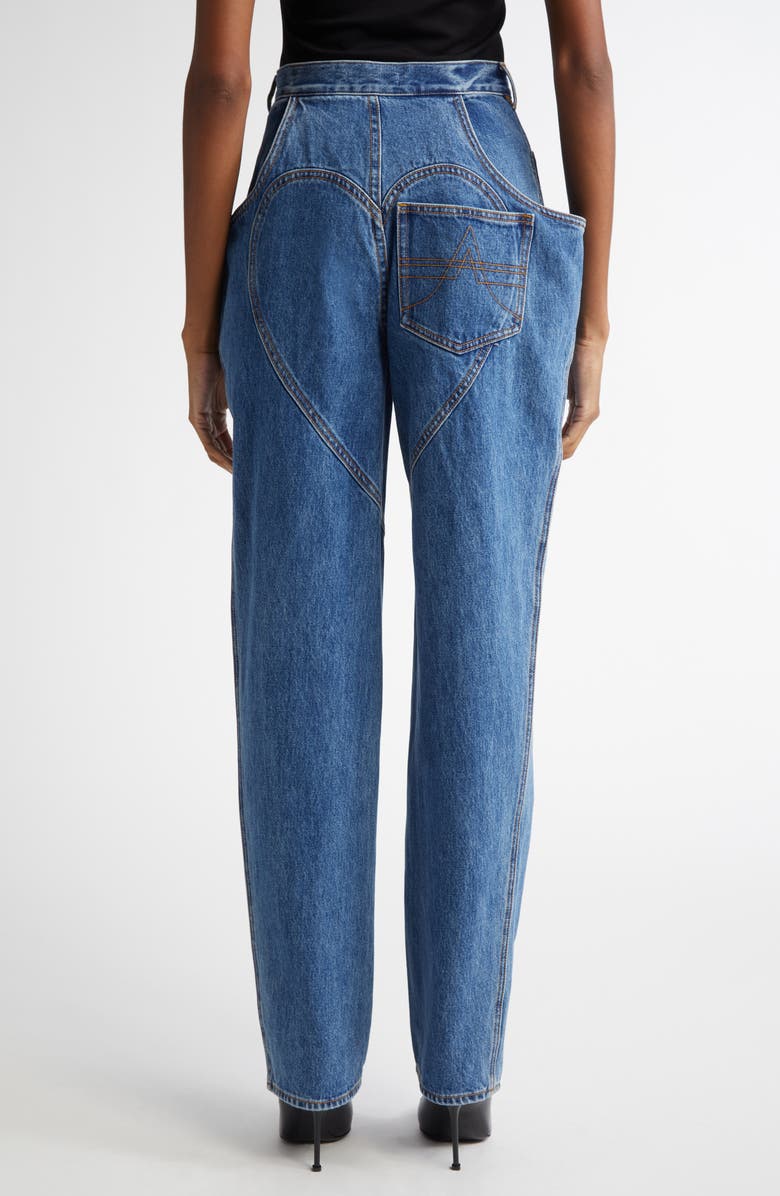 Area Flare Pocket Jeans, Alternate, color, 