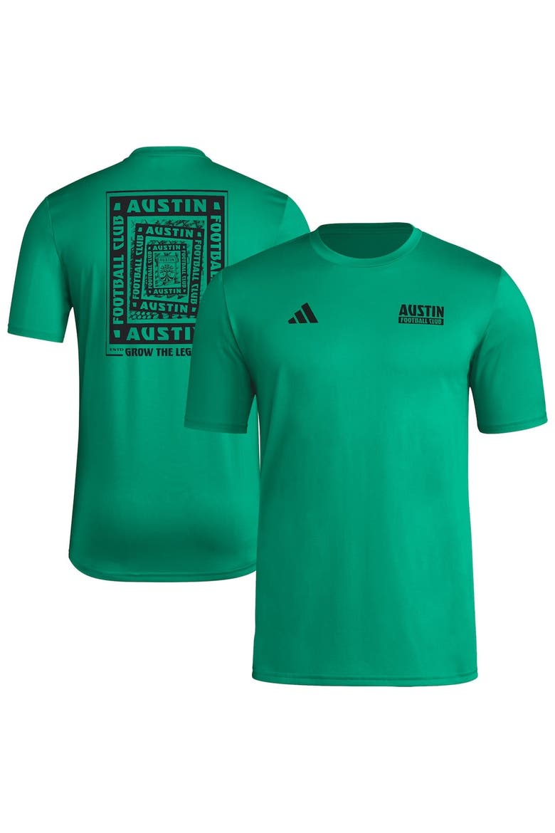 Men's adidas Green Austin FC Local Wrap T-Shirt, Main, color, Green