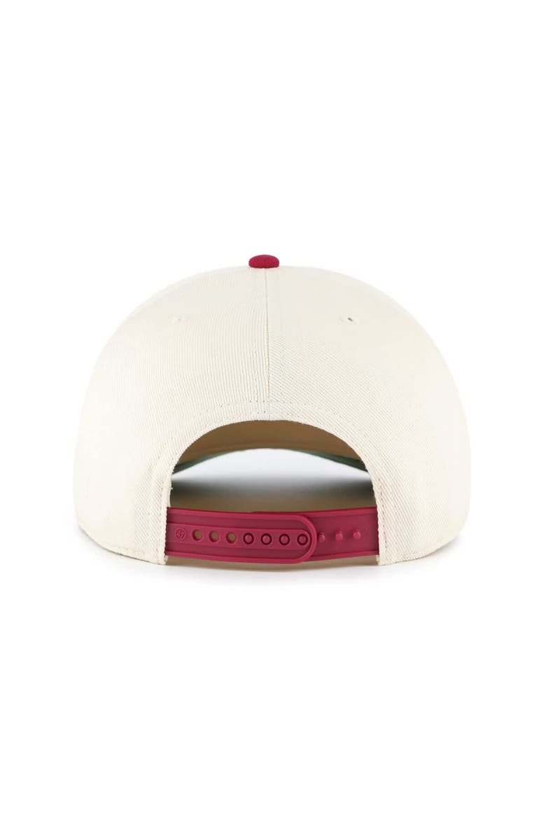 '47 Men's '47 Cream Arizona Cardinals Pomona Rope Hitch Adjustable Hat, Alternate, color, Cream