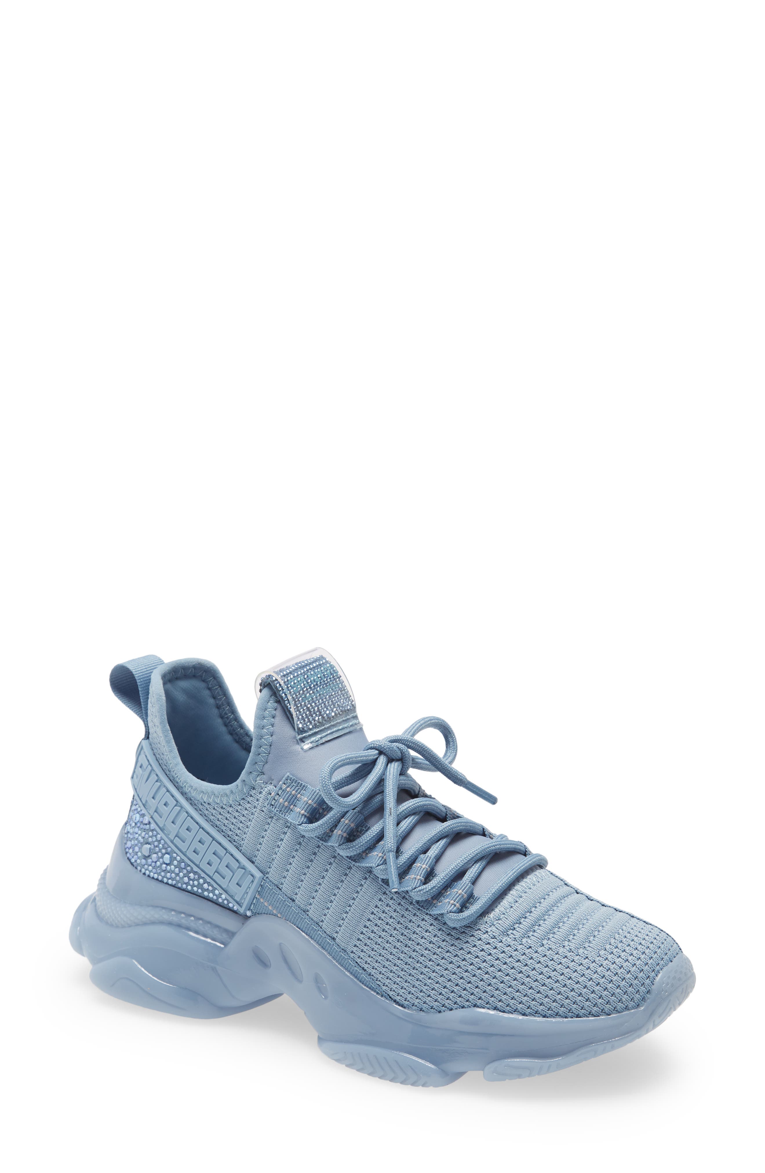 Maxima Monochrome Knit Sneaker, Main, color, BLUE MULTI