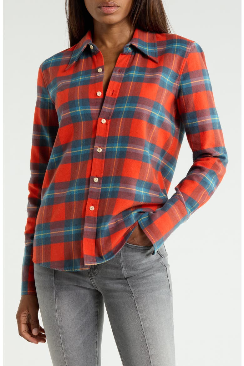 The Mayday Button-Up Shirt, Main, color, CHECKED IN