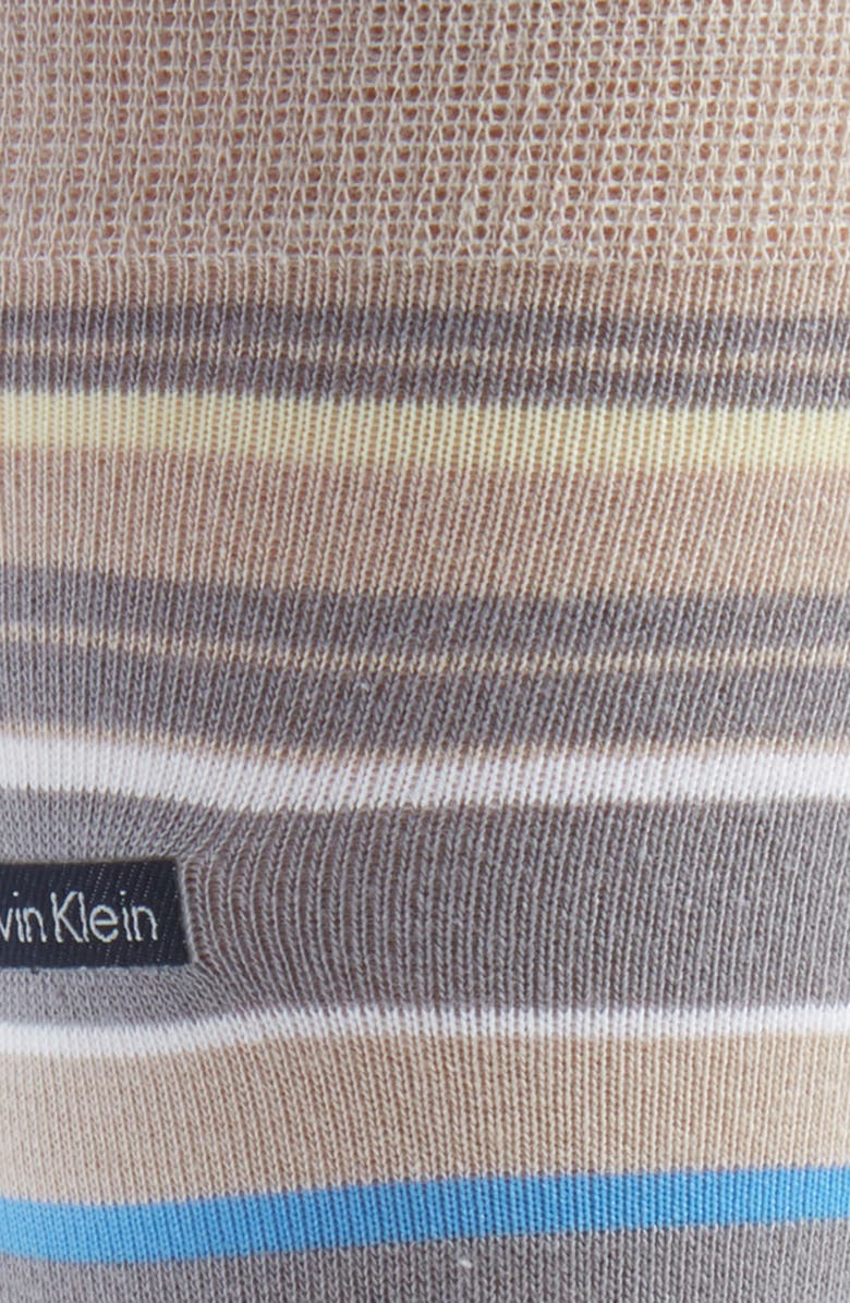 Calvin Klein Multistripe Emblem Socks, Alternate, color, 