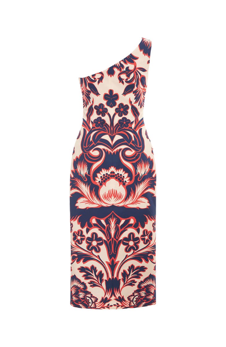 La DoubleJ Bold Shoulder Dress Va-Va Placée White, Alternate, color, Va-Va Placée White