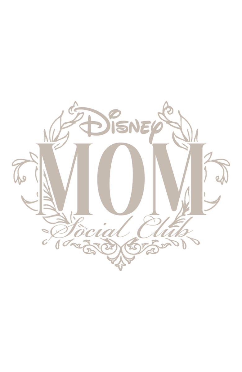 Disney Women's Disney Elegant Mom Social Club  Graphic T-Shirt, Alternate, color, White