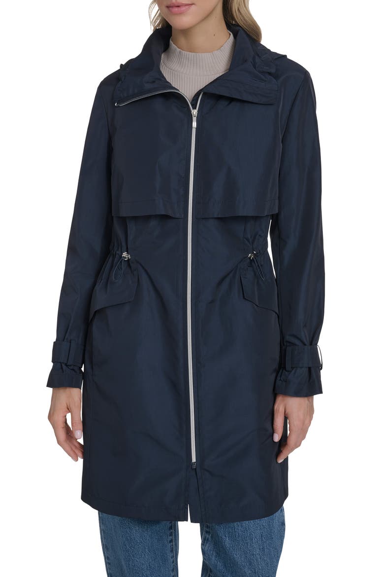 Water Resistant Packable Jacket, Main, color, INDIGO