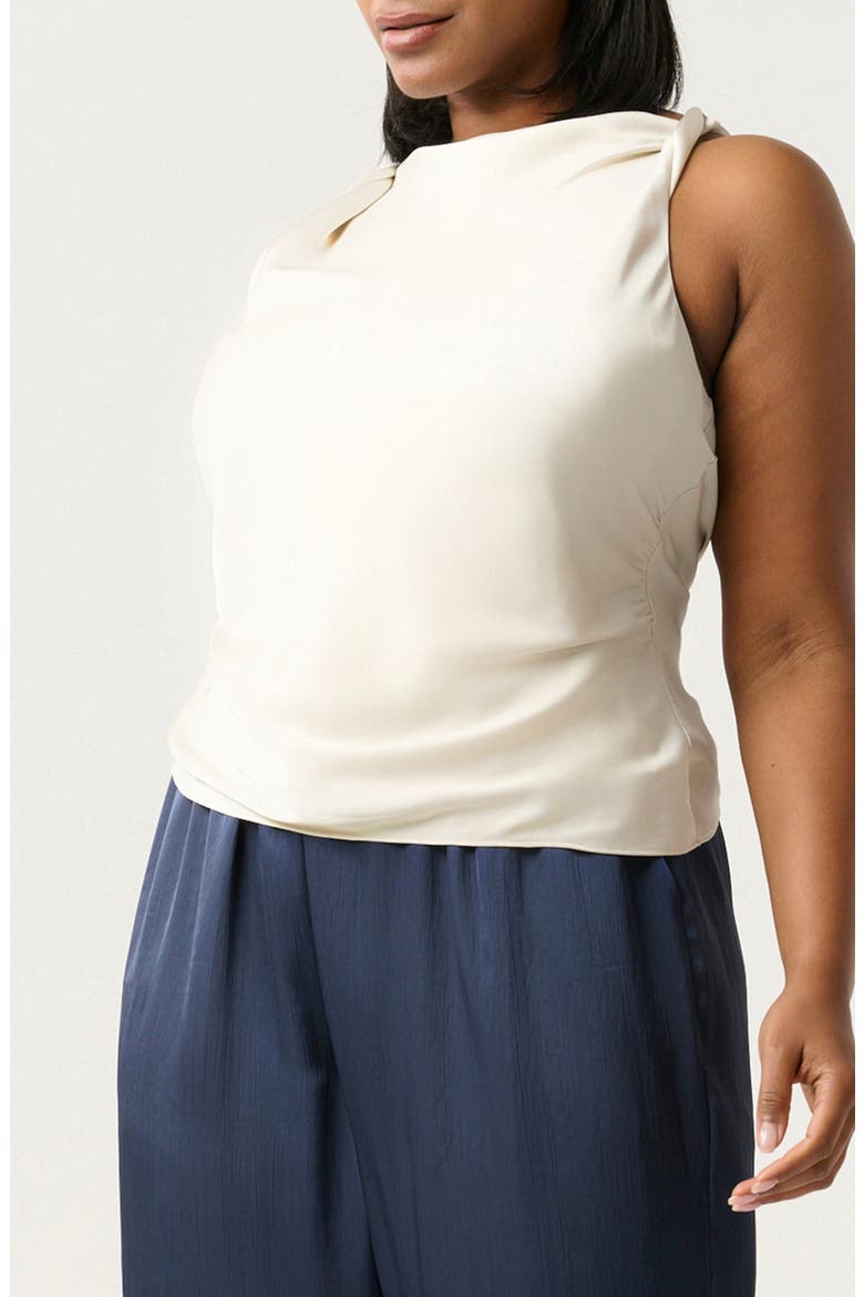 Tahni Sleeveless Top, Alternate, color, OYSTER