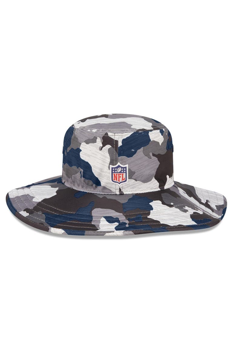Men's New Era Camo Dallas Cowboys 2022 NFL Training Camp Official Panama Bucket Hat, Alternate, color, Camo