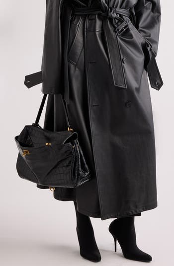 ハンドバッグ Balenciaga Rodeo Medium Handbag In Croc-Embossed Leather Balenciaga Rodeo Medium Croc-Embossed Top-Handle Bag
