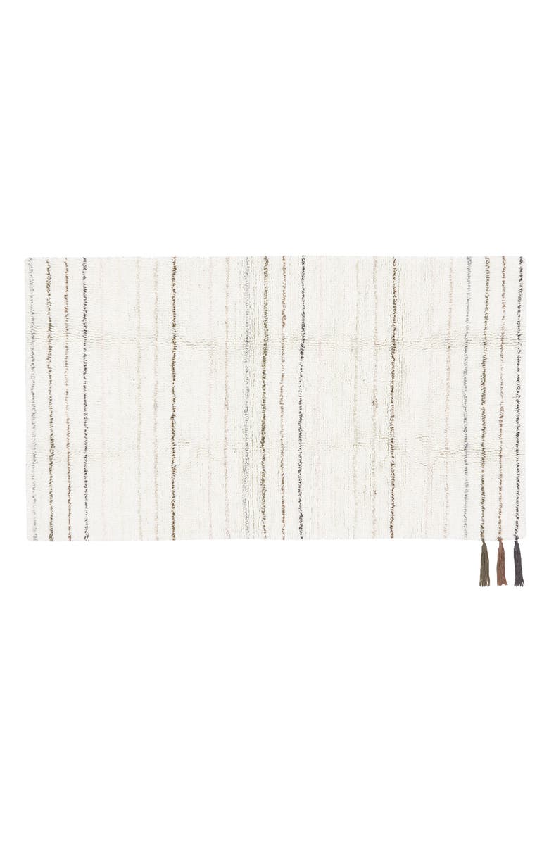 Lorena Canals Woolable Arona Wool Area Rug, Alternate, color, Sheep White Soft Pink