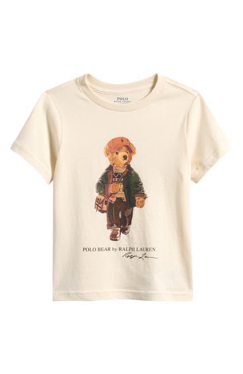 Kids' Cotton Jersey Polo Bear T-Shirt