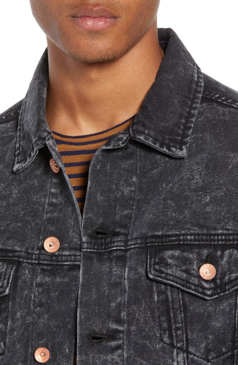 Barking Irons x Bob Dylan P44 Shelter Denim Jacket, Alternate, color,