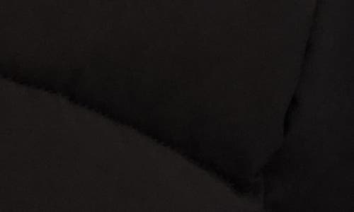 Laundry By Shelli Segal Short Puffer With Faux Fur Trim Hood In Black