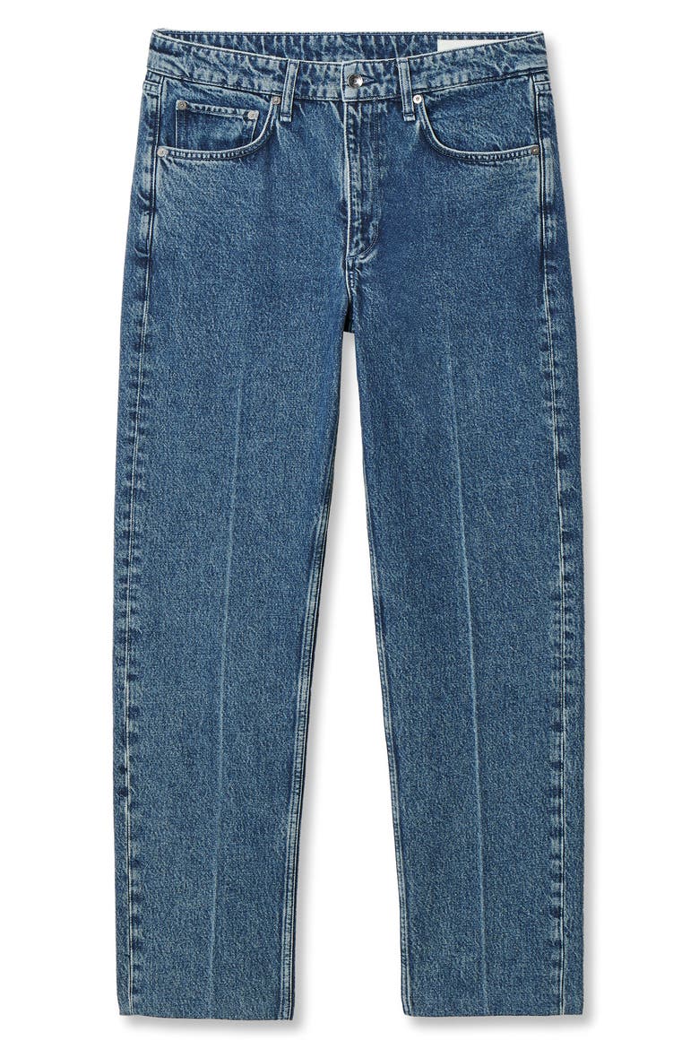 Fit 4 Authentic Rigid Mid Rise Straight Leg Jeans, Alternate, color, ATLAS