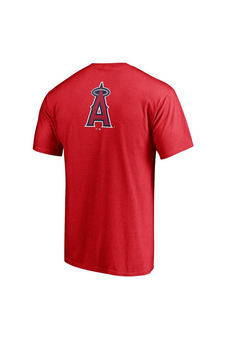 Men's Fanatics Branded Red Los Angeles Angels Big & Tall City Arch T-Shirt, Alternate, color, Red