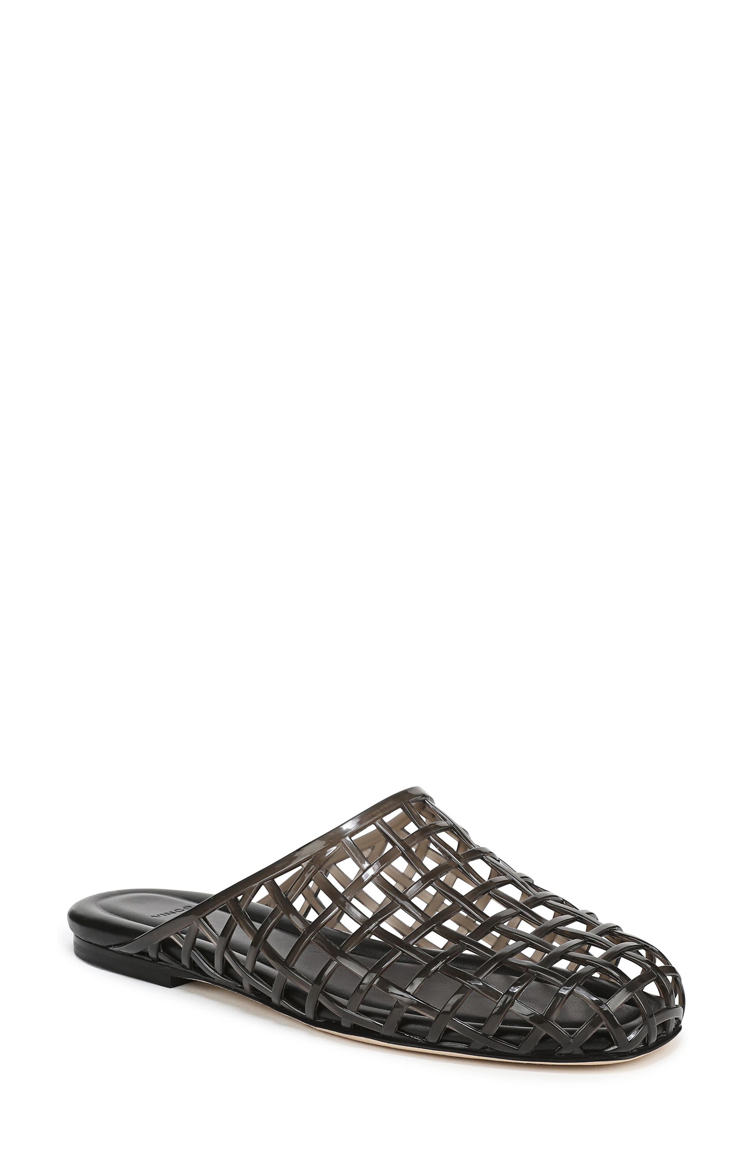 Vince Barcelona Jelly Cage Mule, Main, color, Black