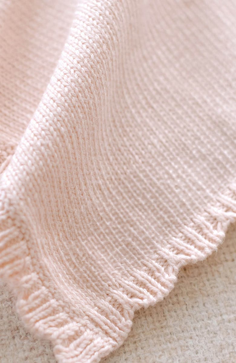 cuddle+kind Baby Bunny Lovey & Soother Blanket, Alternate, color, Pink