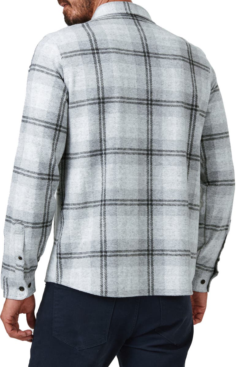 7 Diamonds Generation Plaid Stretch Flannel Button-Up Shirt, Alternate, color, 