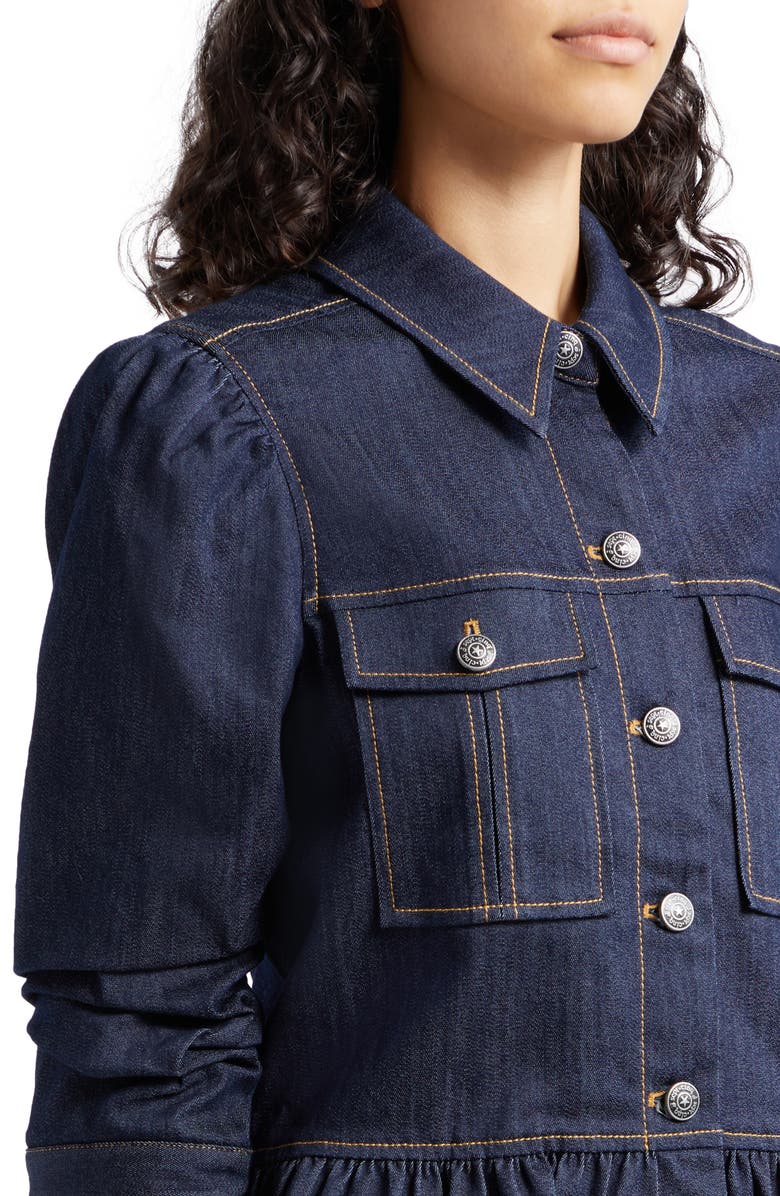 Cinq à Sept Delanie Denim Jacket, Alternate, color, Indigo