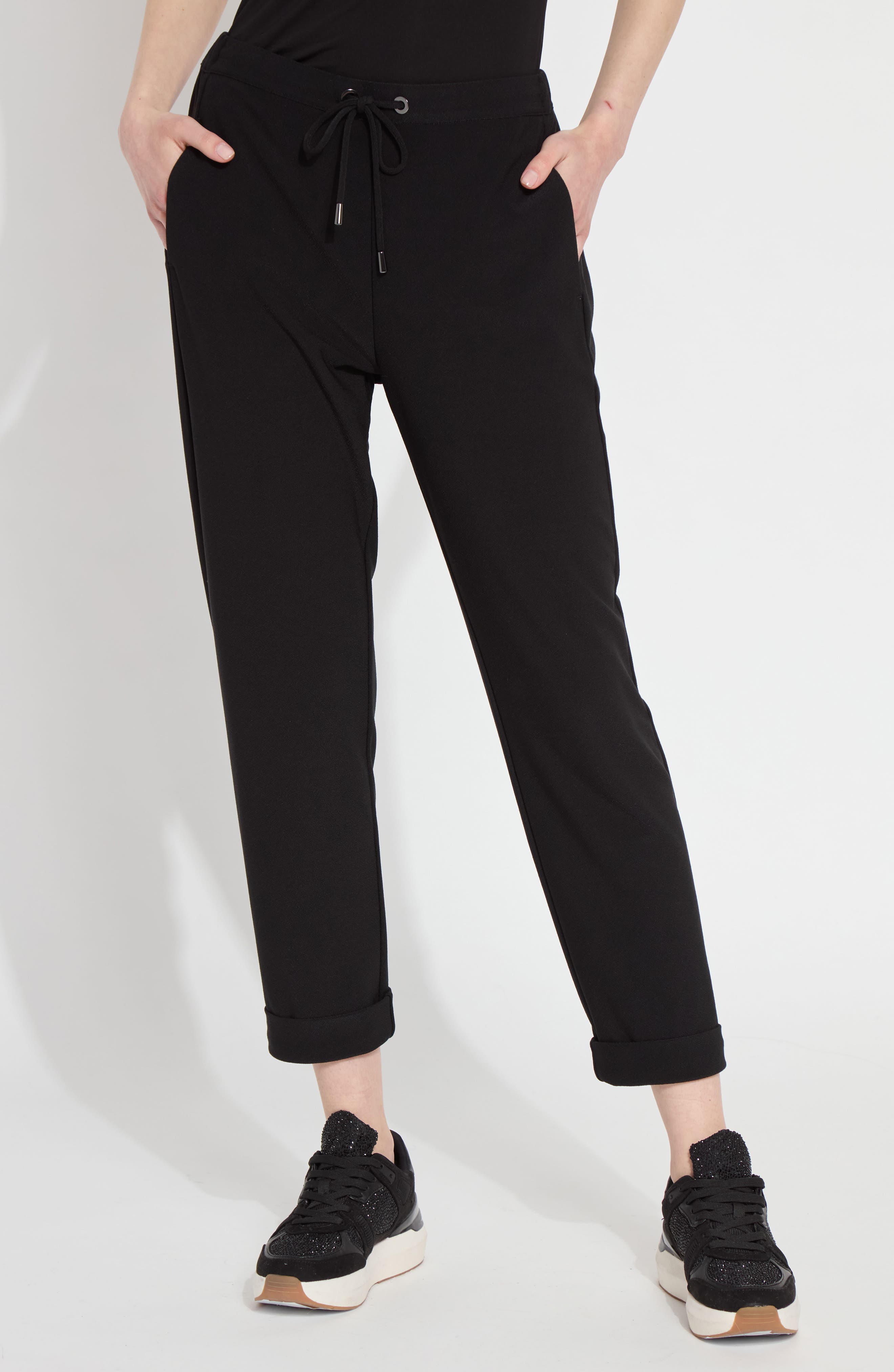 Lysse Julia Crepe Cuffed Joggers