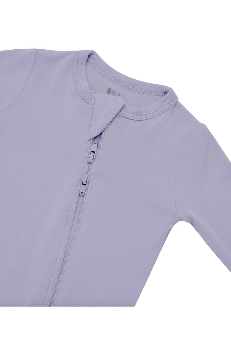 Kyte BABY Zip-Up Footie, Alternate, color, Taro