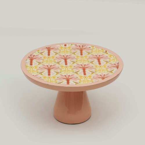 Mela Artisans Pink Summer Cakestand In Pink