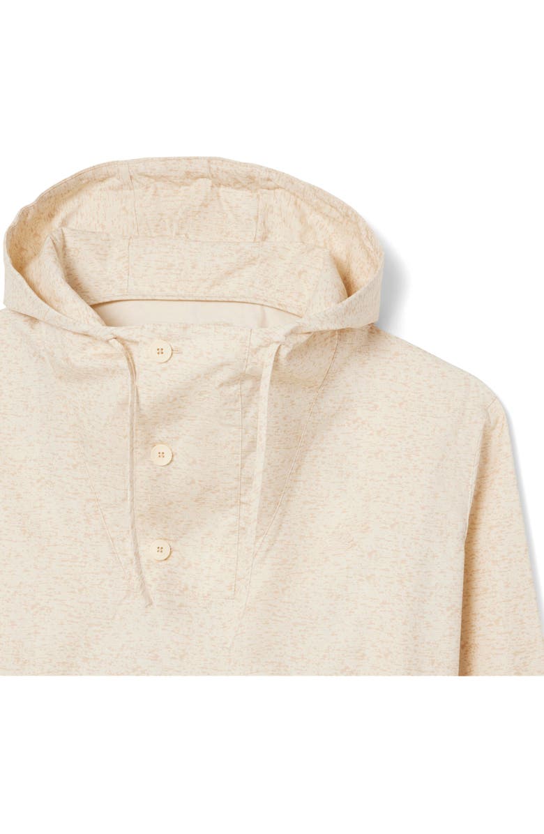 Lacoste Water Repellent Cotton Anorak, Alternate, color, Naturel Clair