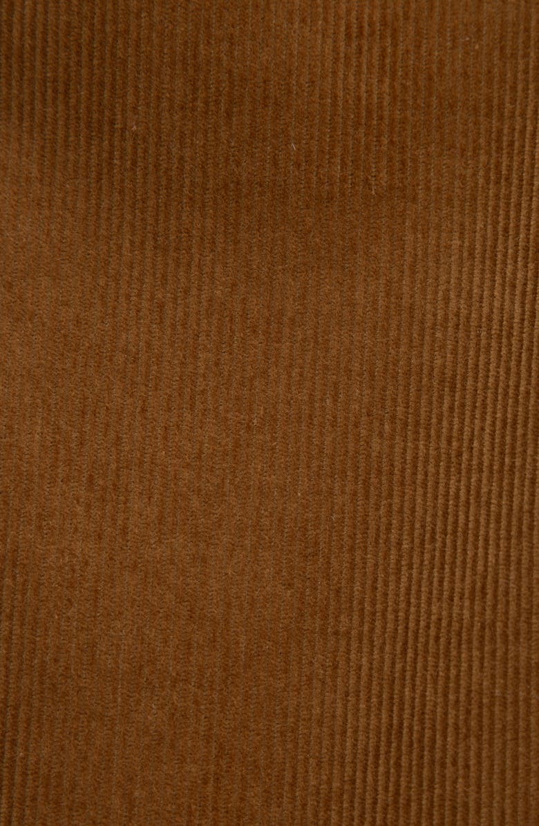 Little Me Faux Leather Bomber Jacket, Graphic T-Shirt & Corduroy Pants Set, Alternate, color, Brown